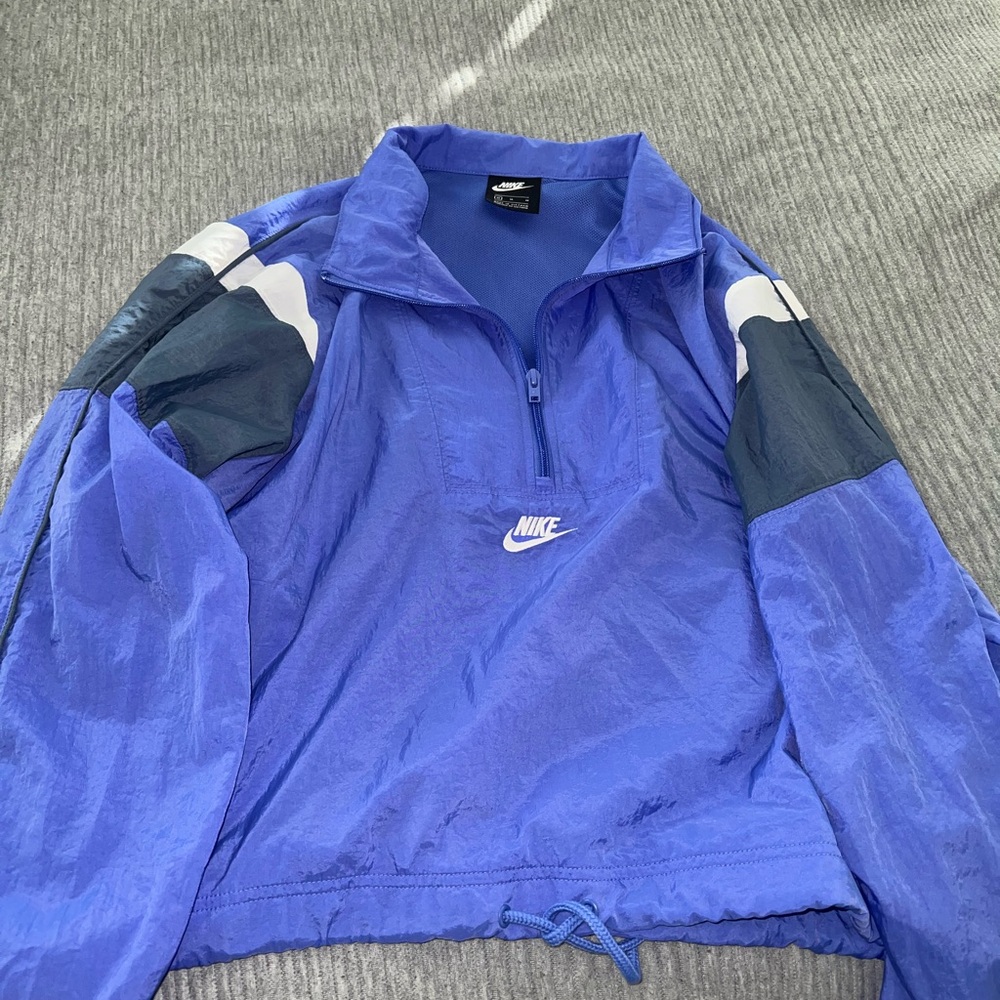 Nike Blue Windbreaker Jacket